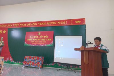 Đại hội Liên đội trường THCS La Sơn nhiệm kỳ 2025-2026